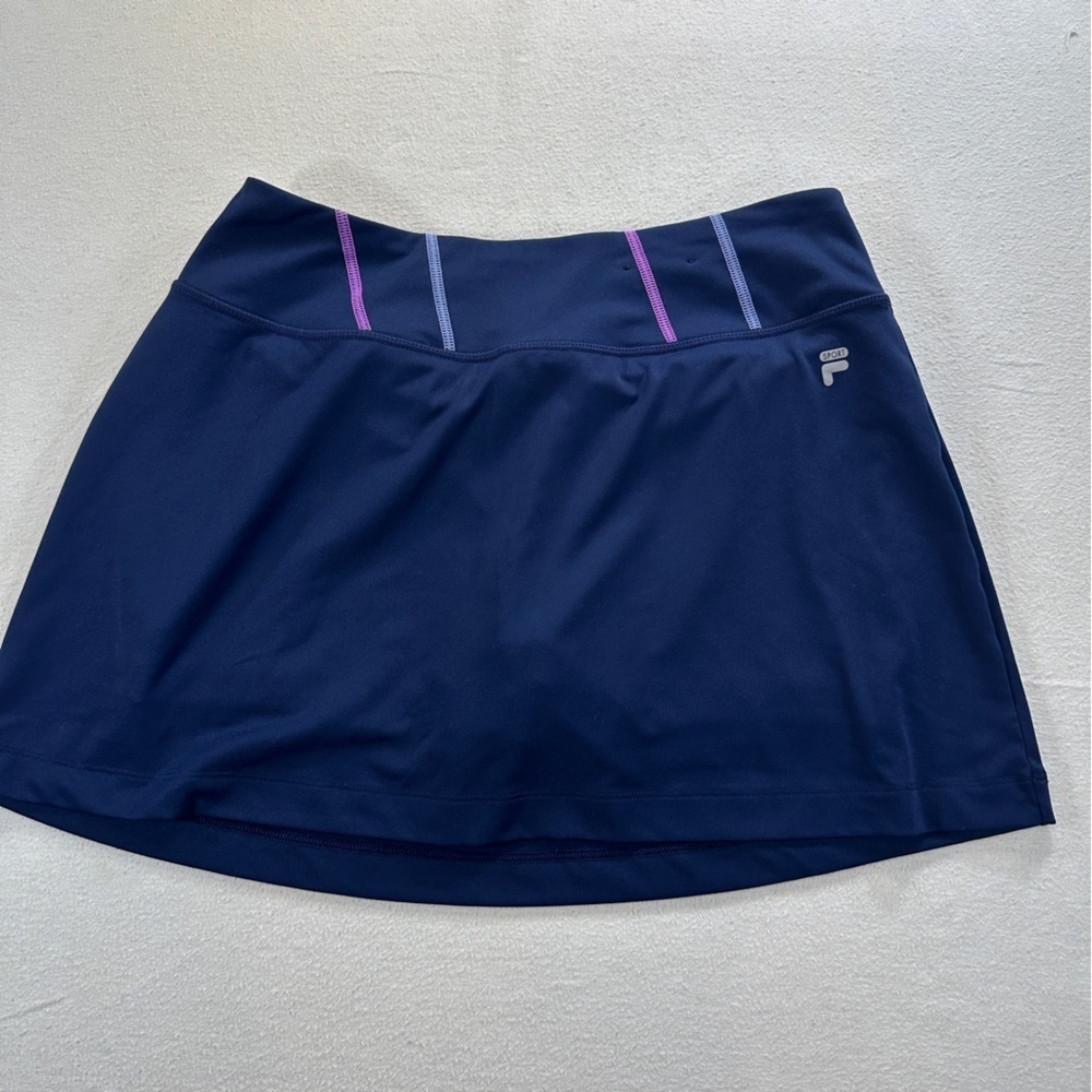 Fila Sport Blue Athletic Skirt with Shorts Sz M Tennis Pickleball